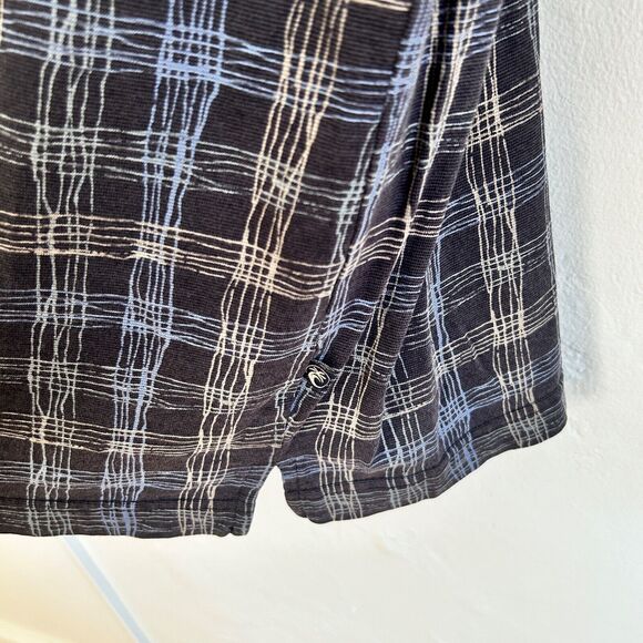 Ocean Pacific OP Polo Shirt Men's L Multicolor Plaid Geometric - Picture 6 of 7